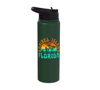 Île de Sanibel Stainless Steel Insulated Water Bottle