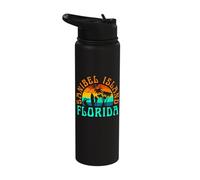 Île de Sanibel Stainless Steel Insulated Water Bottle