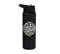 Île de Sanibel Stainless Steel Insulated Water Bottle
