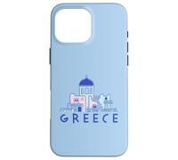 Île de Santorin Grèce Églises orthodoxes grecques minimalistes Coque pour iPhone 16 Pro Max
