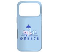 Île de Santorin Grèce Églises orthodoxes grecques minimalistes Coque pour iPhone 17 Pro