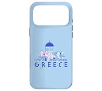 Île de Santorin Grèce Églises orthodoxes grecques minimalistes Coque pour iPhone 17 Pro Max