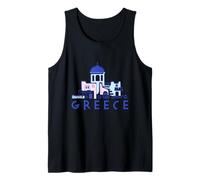 Île de Santorin Grèce Églises orthodoxes grecques minimalistes Débardeur