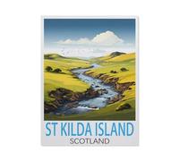 Île de St Kilda, Écosse，Puzzles pour Adultes 1000 Pièces Puzzles pour Adultes pour Enfants Puzzle en Papier Ados Jeux Éducatifs Anti-Stress Jouet Cadeau（38x26cm）-L51