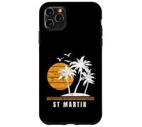 Île de St Martin, Souvenirs de Vacances aux Caraïbes Coque pour iPhone 11 Pro Max