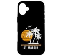 Île de St Martin, Souvenirs de Vacances aux Caraïbes Coque pour iPhone 16 Plus