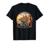 Île de Vacances méditerranéenne de Malte La Valette T-Shirt