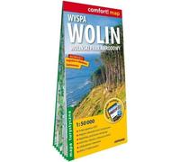 Île de Wolin Parc national de Wolin carte touristique laminée 1:50 000