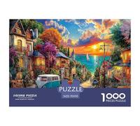 Île d'Okinawa Puzzle 1000 Piece pour Adultes Enfant, Puzzle Jeu Éducatif Défi Jouet Jeu D'adresse pour Toute La Famille 70x50cm/1000pcs