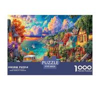 Île d'Okinawa Puzzle 1000 Pièces Difficile pour Adults Adolescents Et Enfants Puzzles, Jeu De Défi Intellectuel 38x26cm/1000pcs