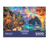 Île d'Okinawa Puzzle 1000 Pièces pour Adults Adolescents Et Enfants Puzzles Éducatifs Puzzle 52x38cm/1000pcs