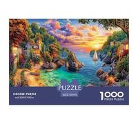Île d'Okinawa Puzzle 1000 Pièces, Puzzle Un Jeu Intellectuellement Stimulant Cadeaux pour Adolescents Et Enfants 70x50cm/1000pcs