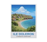 Île d'Oléron Charente-Maritime，Puzzle Jouets 1000 Pièces Puzzles Puzzle Créatif Jouets Éducatifs Adultes pour Enfants Jeu De Puzzle Adulto（38x26cm）-GO2