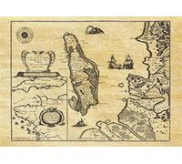 Ile d'oleron en 1627 carte de navigation - 58,5 x 42 cm - Collectif - Antica - Atlas / carte