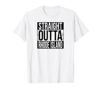 Île Droite Outta Rhode T-Shirt Graphique avec Valeur, Homme, Blanc, XL