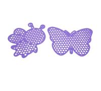 Île Flottante pour Abeilles, Point d'atterrissage sécurisé, Station d'eau Flottante décorative pour Abeilles, étang de Jardin, mangeoire pour Abeilles (Violette)