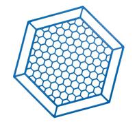 Île Flottante pour Mangeoire à Abeilles, Matériau PP Léger pour Boire en Toute sécurité, Parfait pour Les Apiculteurs, Paquet de 4 (Blue 4PCS)