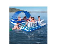 Île flottante Tropical Breeze 389x274 cm 43105, île flottante, chaise longue de piscine,, chaise longue flottante gonflable 3202497