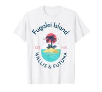 Île Fugalei MATA-Utu Wallis T-Shirt Graphique avec Valeur