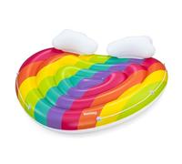 Bestway Île gonflable Rainbow Dreams 43722 Multicolore 175 x 163 cm