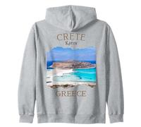 Île Grecque Crète Grèce avec Balos Beach à Chania Sweat à Capuche