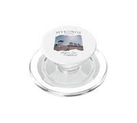 Île Grecque Mykonos Grèce Moulins à Vent Architecture Histoire PopSockets PopGrip pour MagSafe