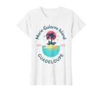 Île Marie Galante, Guadeloupe T-Shirt Graphique avec Valeur