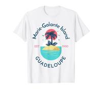 Île Marie Galante, Guadeloupe T-Shirt Graphique avec Valeur