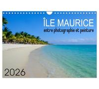 Île Maurice entre photographie et peinture (Calendrier mural 2026 DIN A4 vertical), CALVENDO calendrier mensuel: Réinterprétation artistique de photographies de paysages de l'île Maurice
