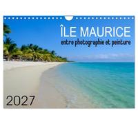 Île Maurice entre photographie et peinture (Calendrier mural 2027 DIN A4 vertical), CALVENDO calendrier mensuel: Réinterprétation artistique de photographies de paysages de l'île Maurice