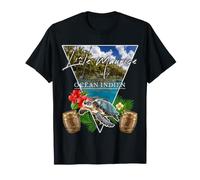 Île Maurice Océan Indien Tortue Tropicale T-Shirt