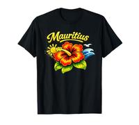 Île Maurice Tropical Beach Flower Island T-Shirt