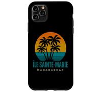 Ile Sainte-Marie Madagascar Rétro Coucher de Soleil Malgache Vacances Coque pour iPhone 11 Pro Max