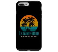 Ile Sainte-Marie Madagascar Rétro Coucher de Soleil Malgache Vacances Coque pour iPhone 7 Plus/8 Plus