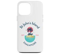 Île St John's Singapour Coque pour iPhone 13 Pro Max