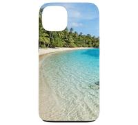 Île Tropicale, Plage, Eau Claire, Lagon, Palm Coast Coque pour iPhone 13