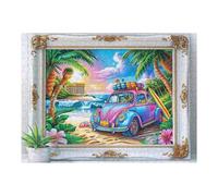 Île Tropicale Puzzle 500 Pièces pour Adultes Jeu De Réflexion Educa Famille Challenge Créatif Relaxation Art Cadeau De Fête 500 PCS