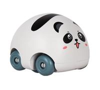 ILearn Press To Go Lot de 2 de voiture de dessin animé télécommandés - Jouet sensoriel léger pour améliorer la motricité fine