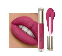 Ilembane Rouge à lèvres liquide rose pêche durable, résistant aux taches et à la transmission, formule velours imperméable et non voyageur, 50 ml