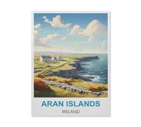 Îles Aran Irlande,Puzzle 1000 Pièces pour Adultes Se Détendre Assembler Jeu Jouets en Bois Cadeau pour Aîné(75x50cm)-FH18