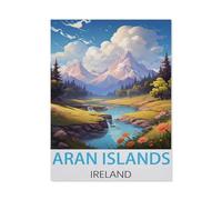 Îles Aran, Irlande，Puzzle en Bois 1000 Pieces Adultes Enfants Classique Jeu Cadeau（75x50cm）-K21