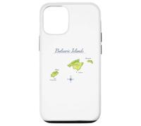 Îles Baléares Carte de Majorque Ibiza Minorque Coque pour iPhone 12/12 Pro