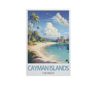 Îles Caïmans, Caraïbes,Adultes Puzzle 1000 Pièces pour Adolescents Adultes Jeux De Casse-tête Amusants Puzzle en Papier(50x70cm)-AI53