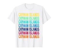 Îles Caïmans colorées T-Shirt