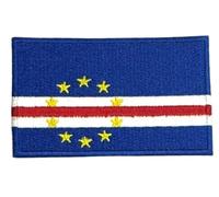 - Îles du Cap-Vert - Appliques Drapeaux Emblèmes africaines thermocollantes (drapeau des temps modernes)