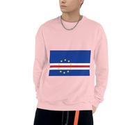 Îles du Cap-Vert Drapeau Patriotique Îles du Cap-Vert Drapeau Graphique Sweatshirt À Capuche Homme Sweatshirt Col Rond pour Usage Quotidien Activités De Loisirs Plein Air Pique-Niques