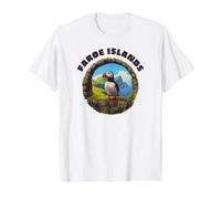 Îles Féroé Souvenir/Féroé îles T-Shirt Graphique avec Valeur, Homme, Blanc, XL