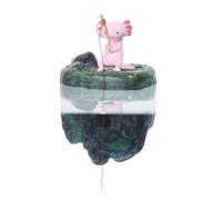 Iles flottantes décoratives pour aquariums, grottes, cachettes de pêche, décorations amusantes pour les cachettes de pêche aux crevettes Bettas