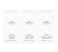 Iles Formula Ensemble mini signature : shampooing, après-shampoing et sérum de finition
