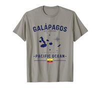 Iles Galápagos Equateur Océan Pacifique Charles Darwin GPS T-Shirt